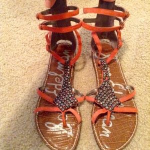 Sam Edelman Ginger Beaded Gladiator Sandals-Sz 8.5